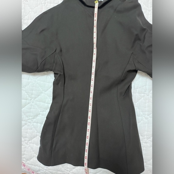 & Other Stories Fitted Scuba Feel Black Blazer in Size 34 - Picture 10 of 10